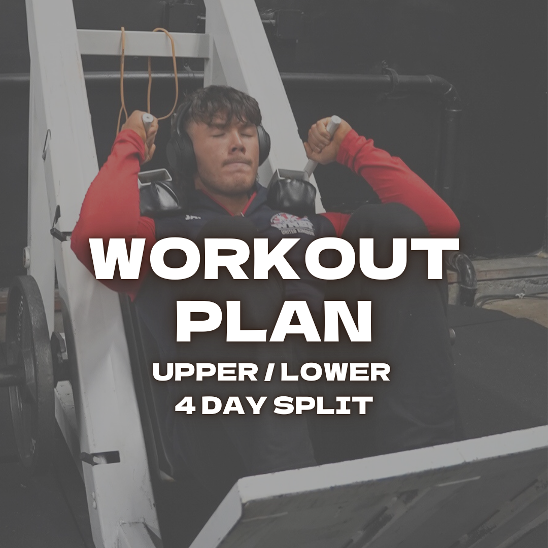 Workout Plan - Upper / Lower 4-day split